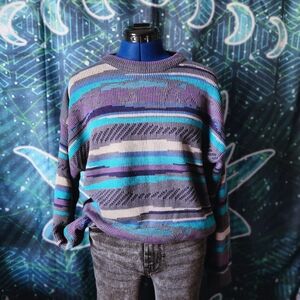 Vintage Saturdays - Coogie Style Geometric Unisex Sweater